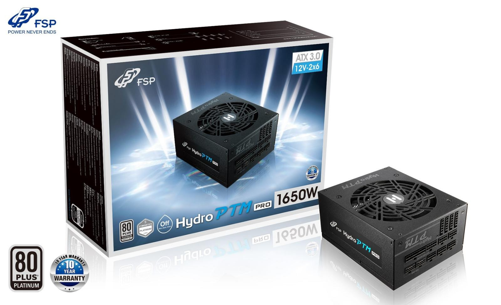 FSP HYDRO PTM PRE 1650/1650W/ATX 3.0/80PLUS Platinum/Modular/Retail