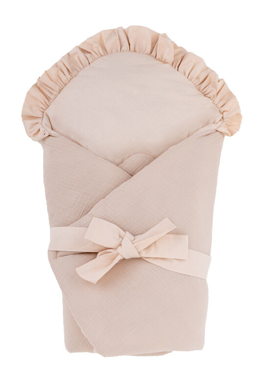 BOMIMI - Zavinovačka mušelínová s mašľou, blossom