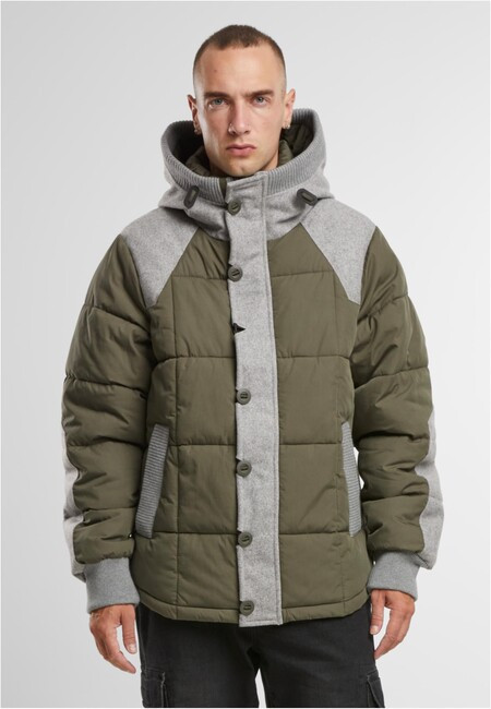 Brandit Men Garret Jacket olive/grey - XS