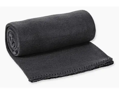 Deka fleece 130x160 cm, antracitová%