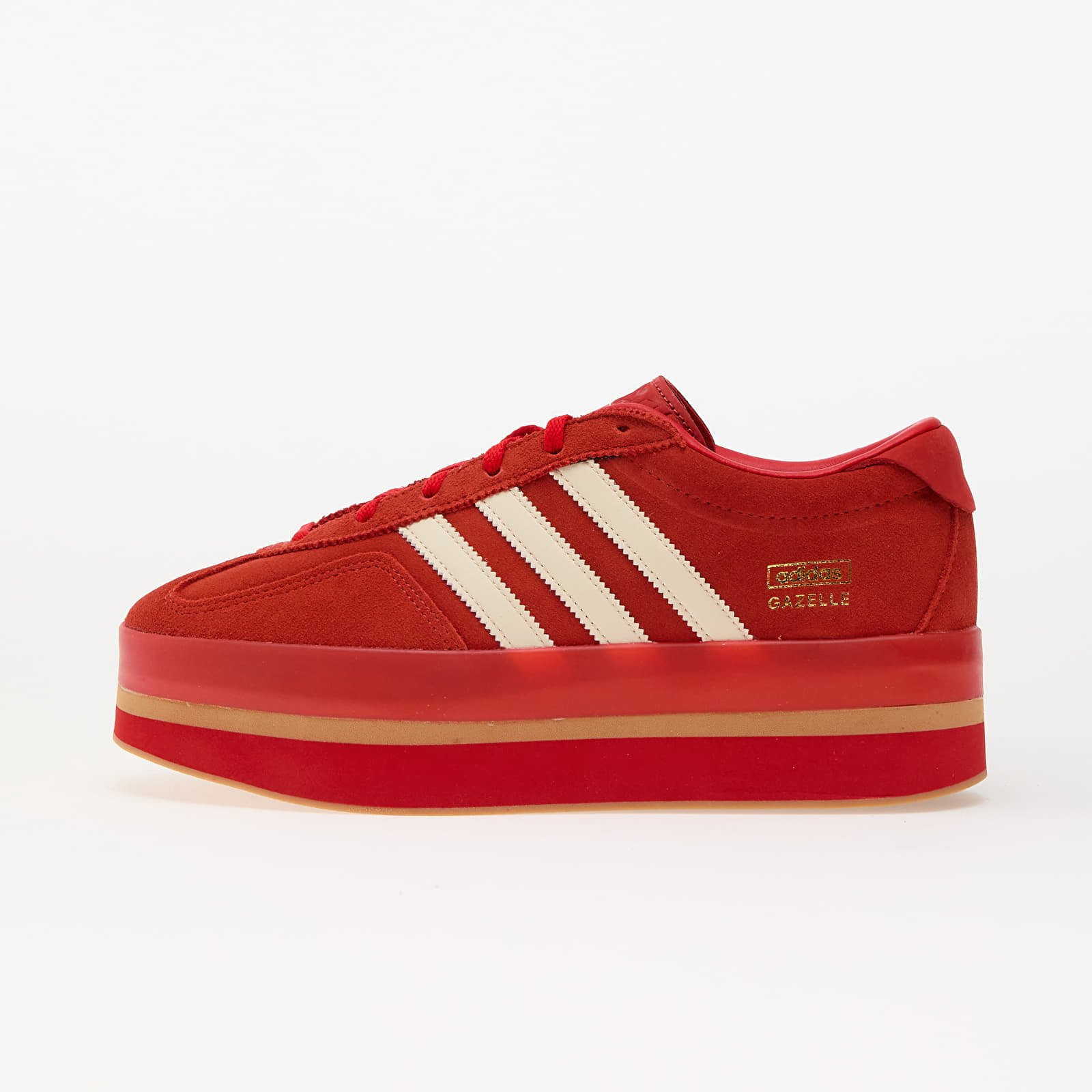 Tenisky adidas Gazelle Stack W Red/ Cream White/ Gold Met. EUR 35 1/2