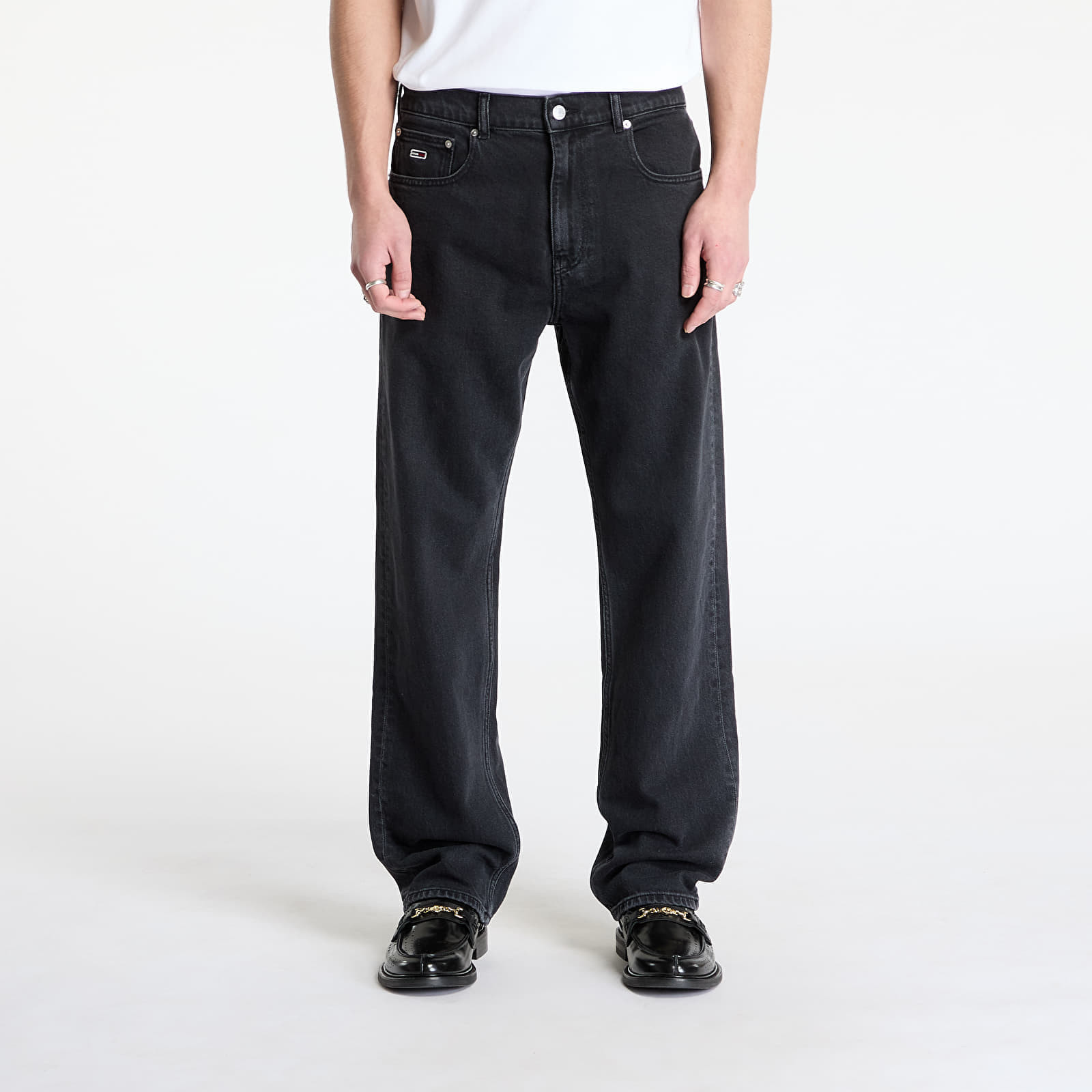 Džínsy Tommy Jeans Otis Regular Straight Jeans Denim Black W30/L32