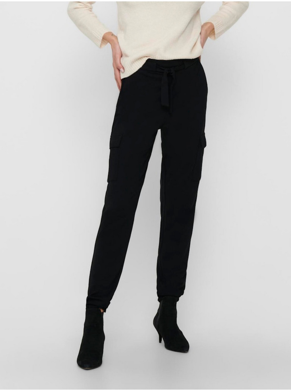 Black Trousers with Pockets ONLY-Poptrash - Women