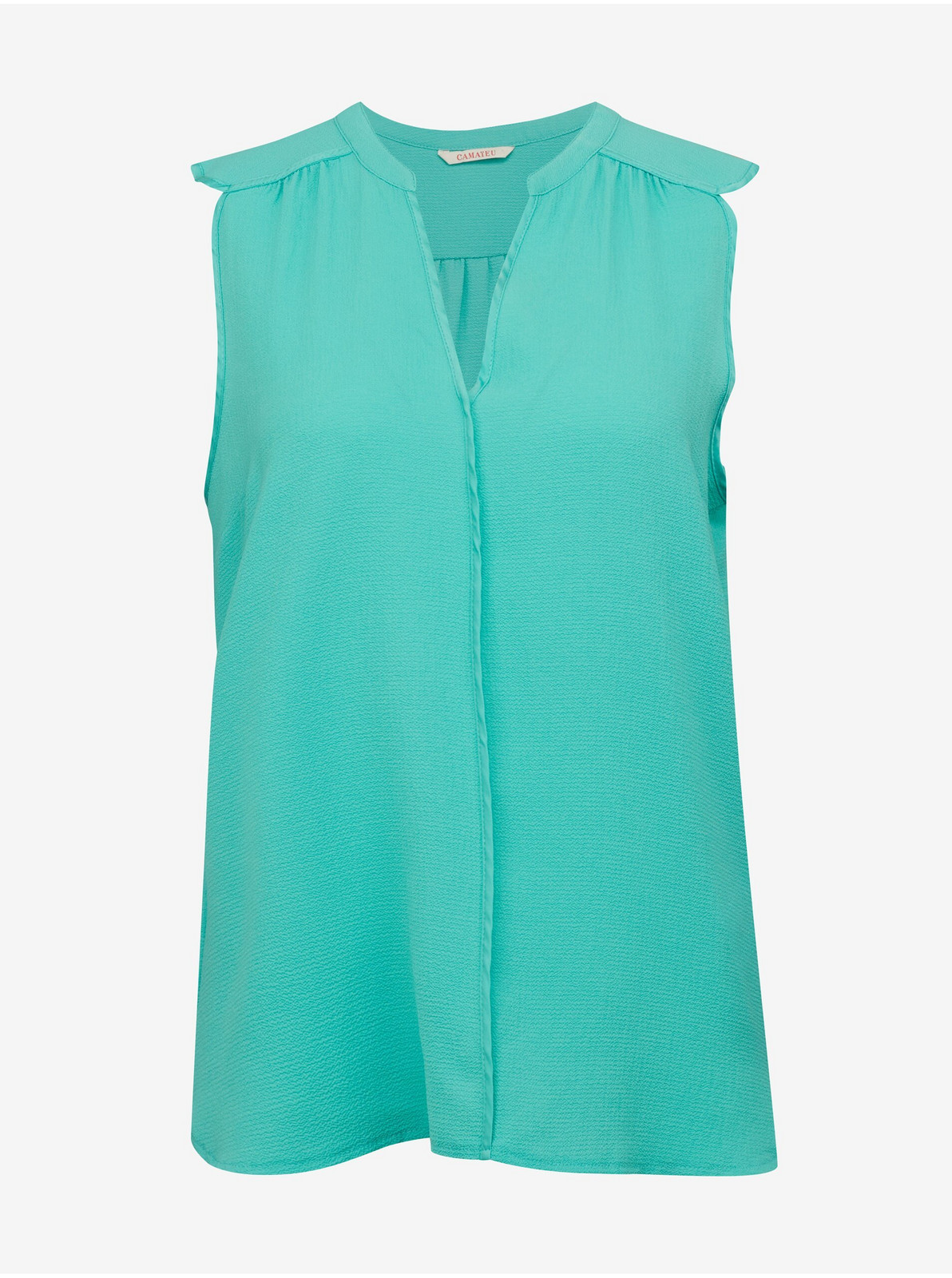 Turquoise women's blouse CAMAIEU - Women's