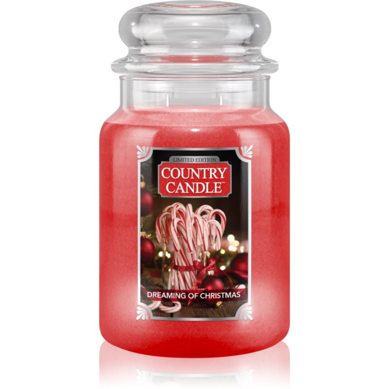 Country Candle Dreaming of Christmas vonná sviečka 737 g