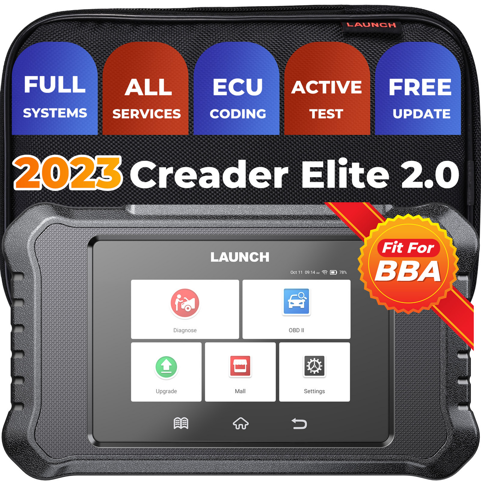 ProfiGaráž Autodiagnostika Launch Creader Elite 2.0 BBA