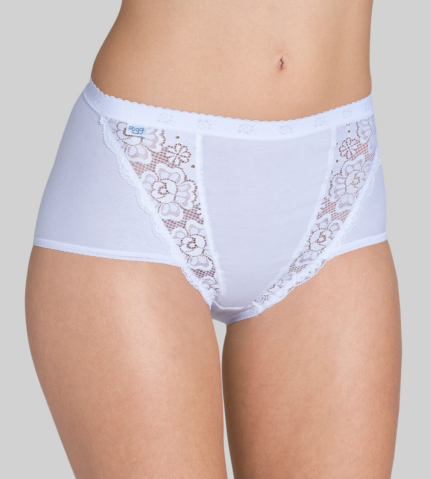 Dámske nohavičky Chic Maxi bielej - Sloggi WHITE 38