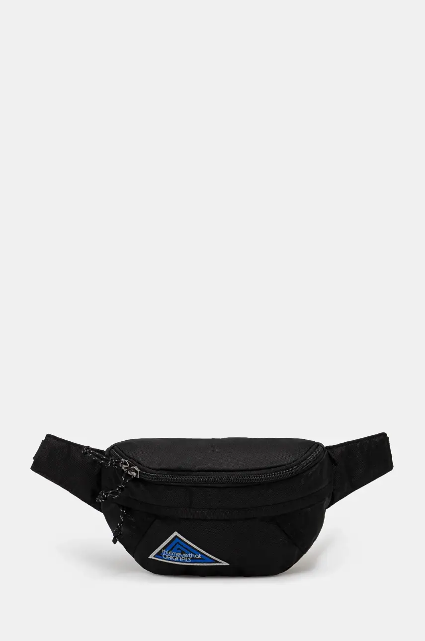 Ľadvinka thisisneverthat Washed Nylon Waist Bag čierna farba, TN243WBASB01