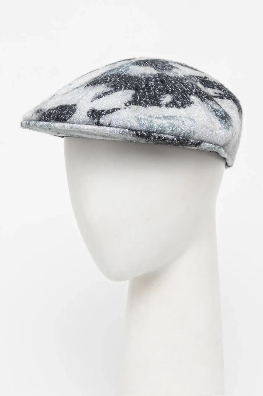 Vlnená čiapka Kangol HEATHERED TIE DYE 504 šedá farba, vlnený, K3668.BG003