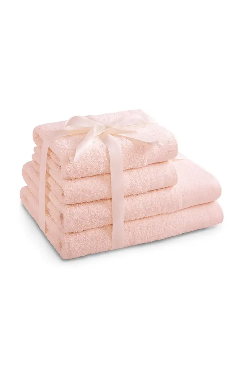 Sada uterákov home & lifestyle Amari 4-pak ružová farba