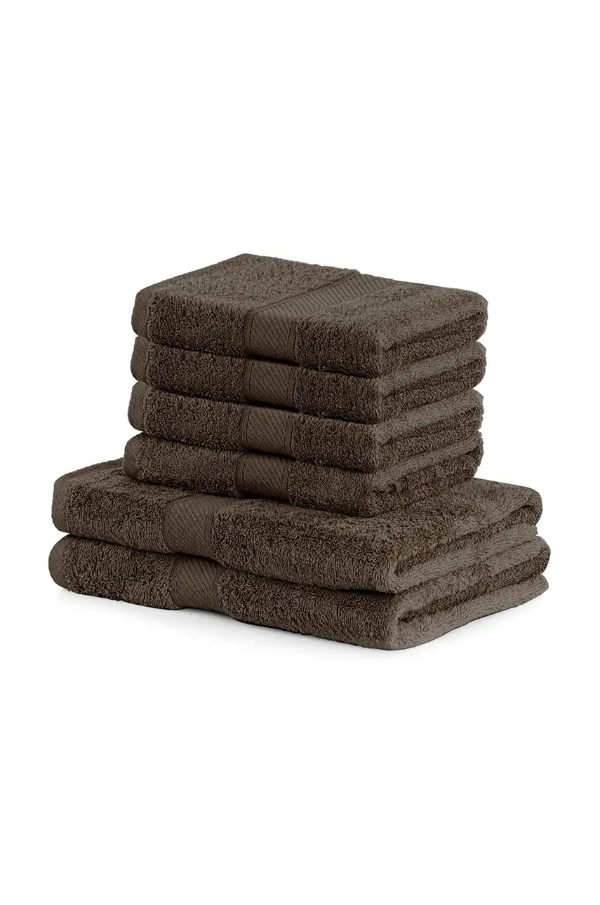 Sada uterákov home & lifestyle Bamby 6-pak hnedá farba