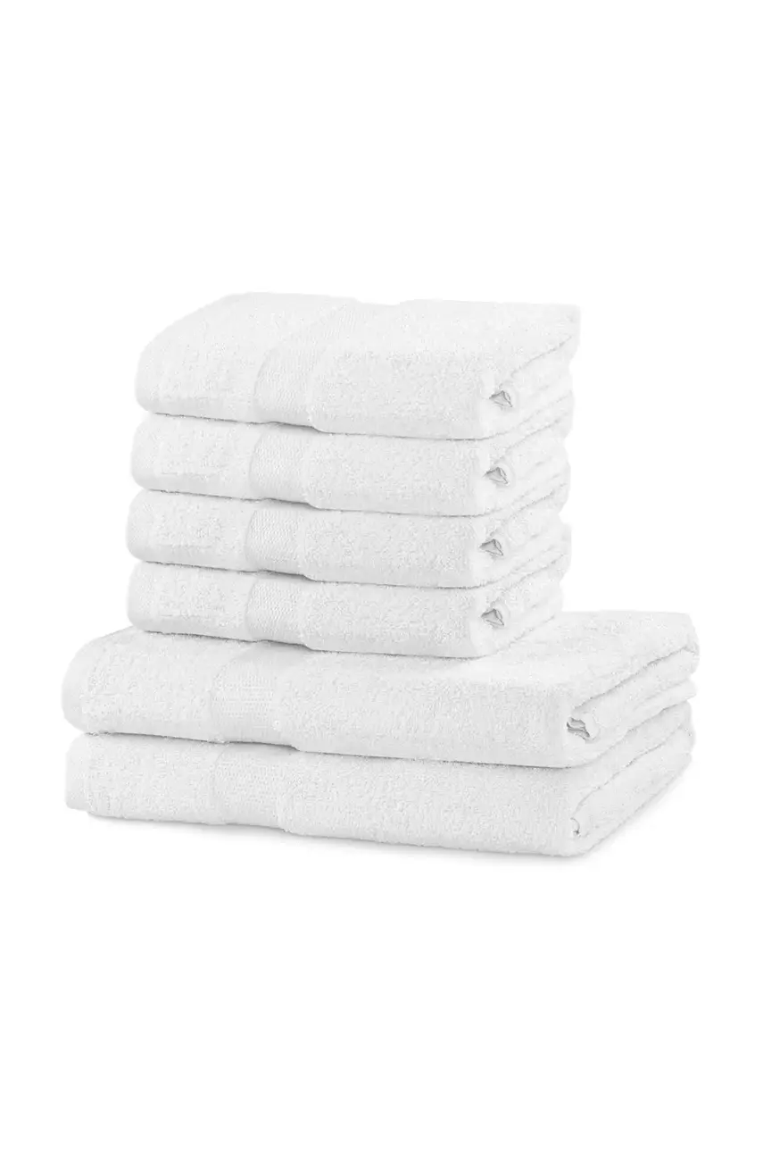 Sada uterákov home & lifestyle Marina 6-pak biela farba