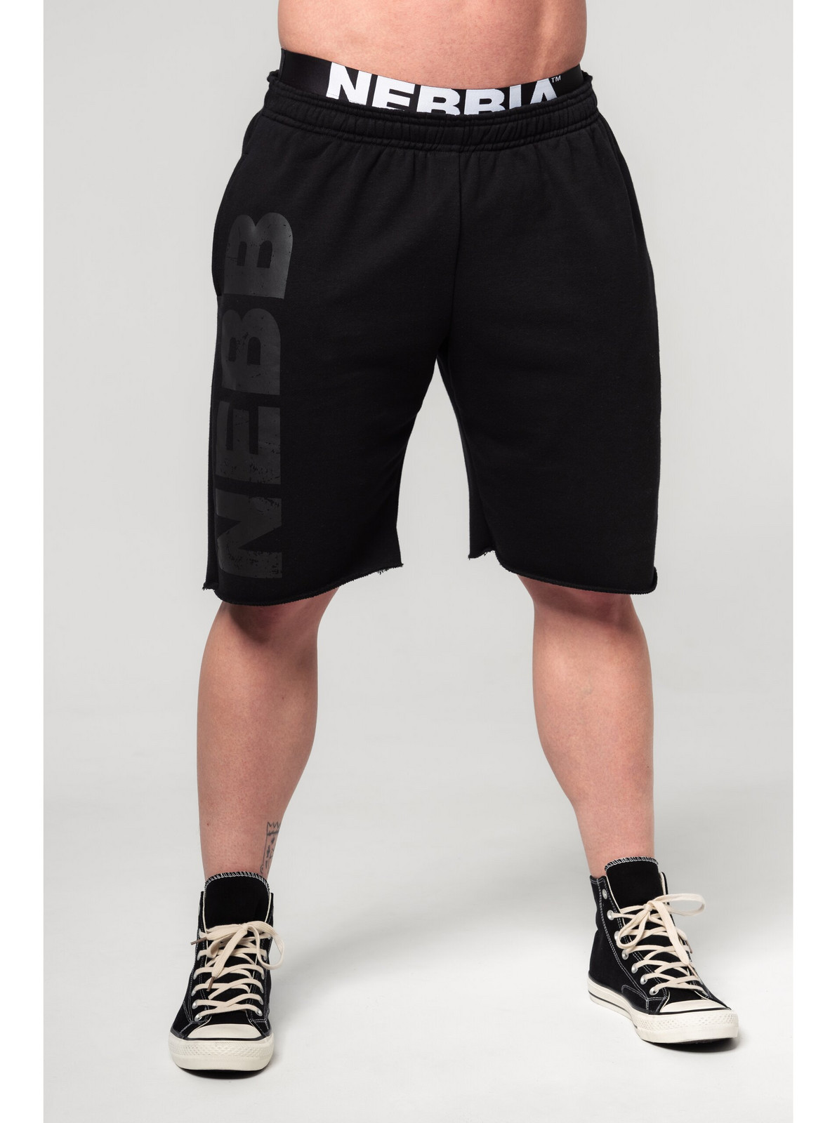 Teplákové šortky NO BS 351 M, black