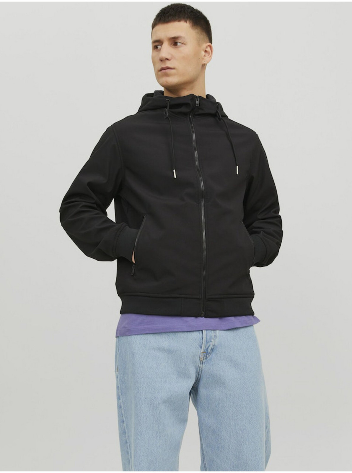Čierna pánska bunda Jack & Jones Basic
