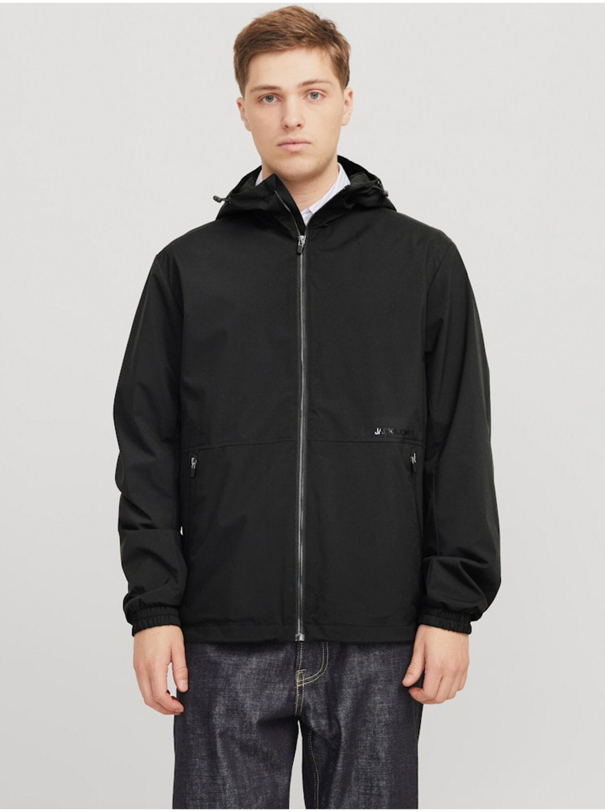 Čierna pánska bunda Jack & Jones Urban