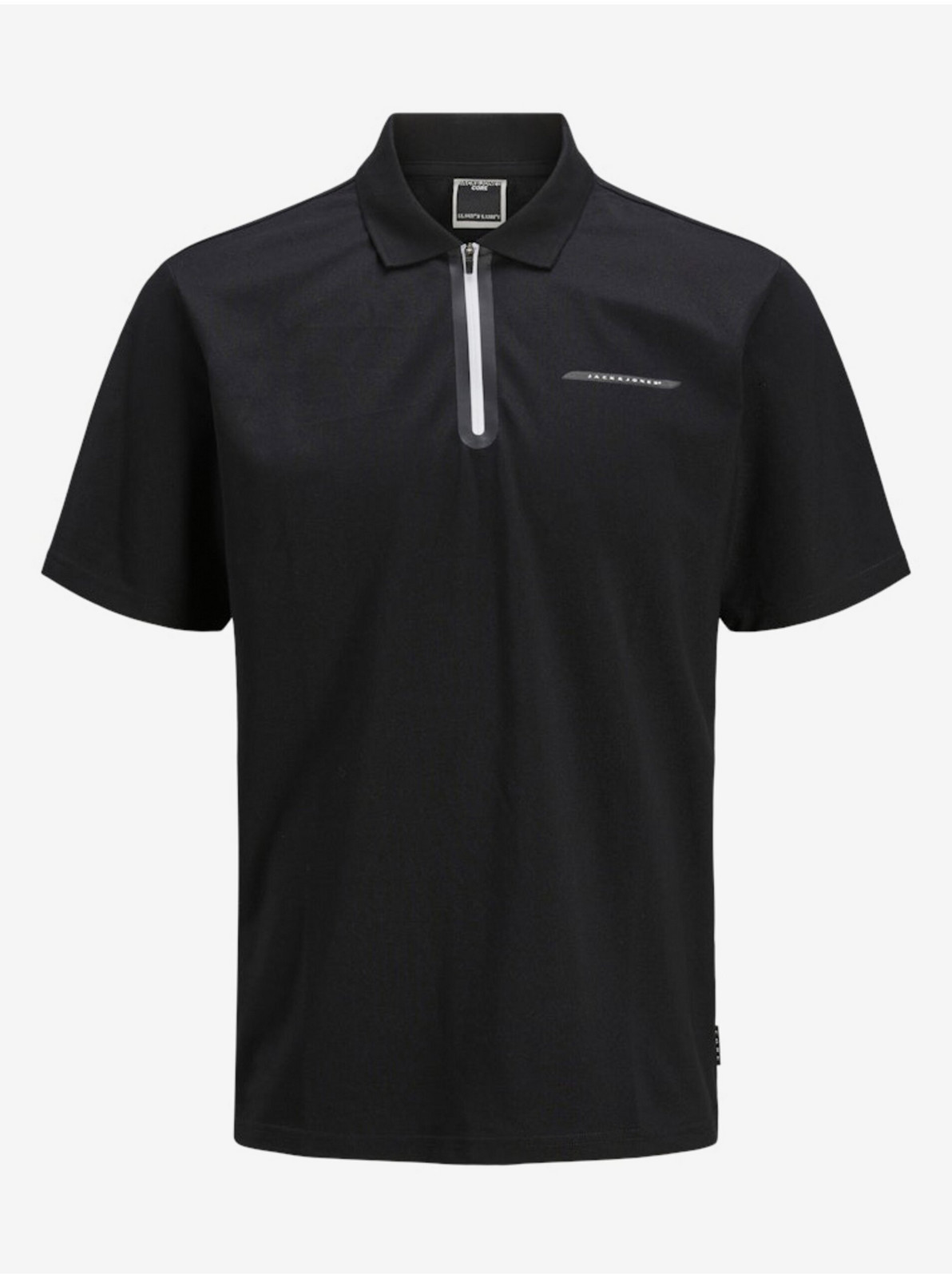 Čierne pánske polo tričko Jack & Jones Fusion