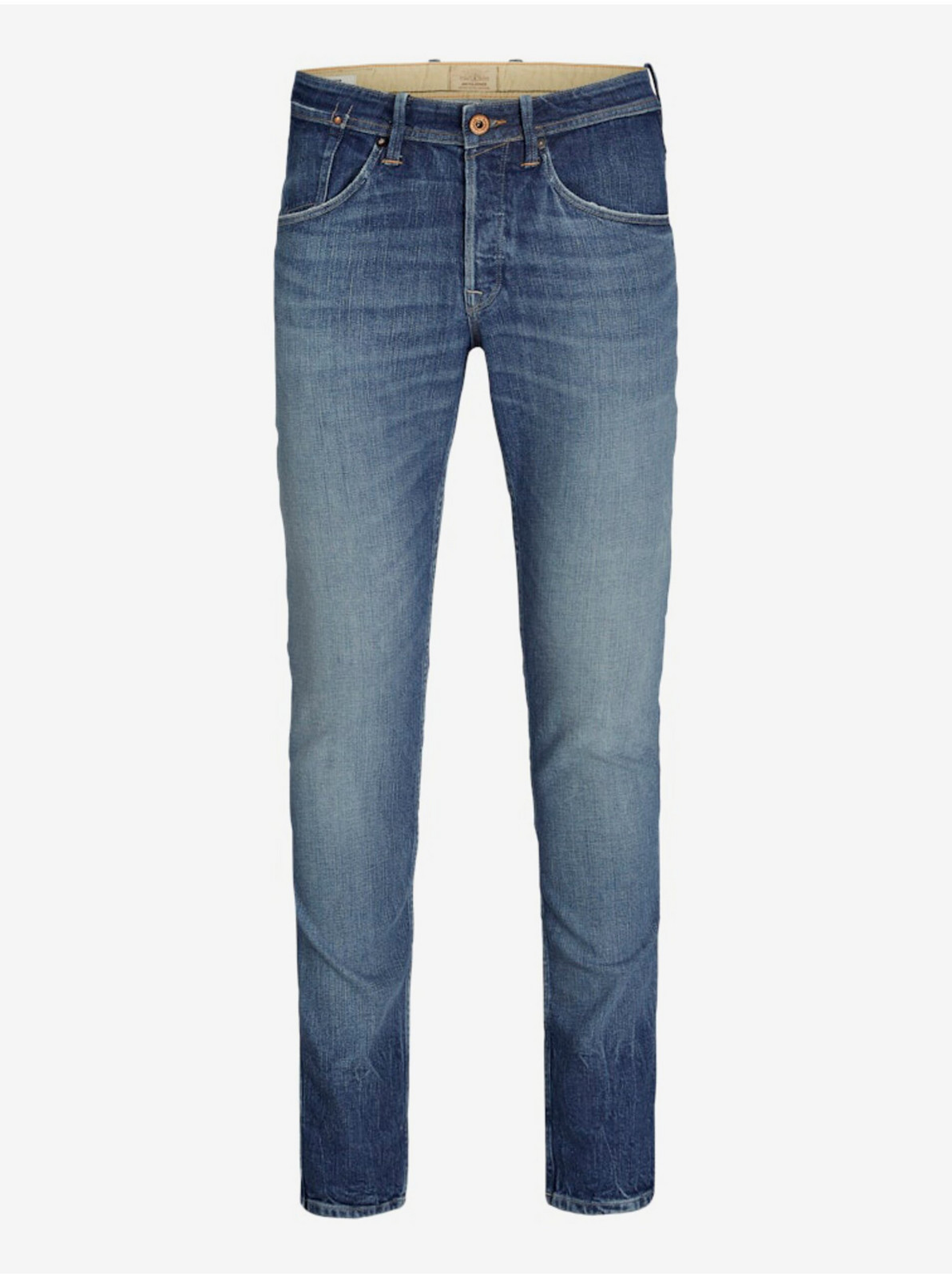 Modré pánske slim džínsy Jack & Jones Glenn