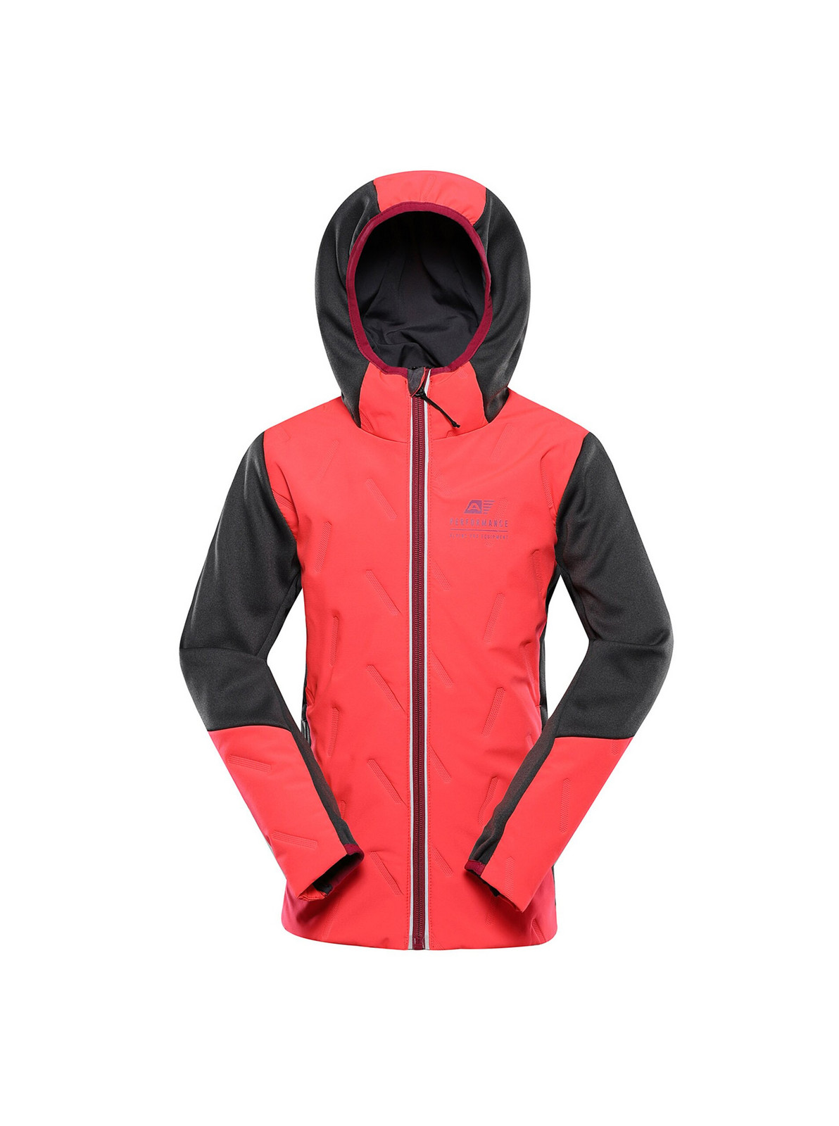 Detská mikina s impregnáciou ALPINE PRE GOMARO diva pink