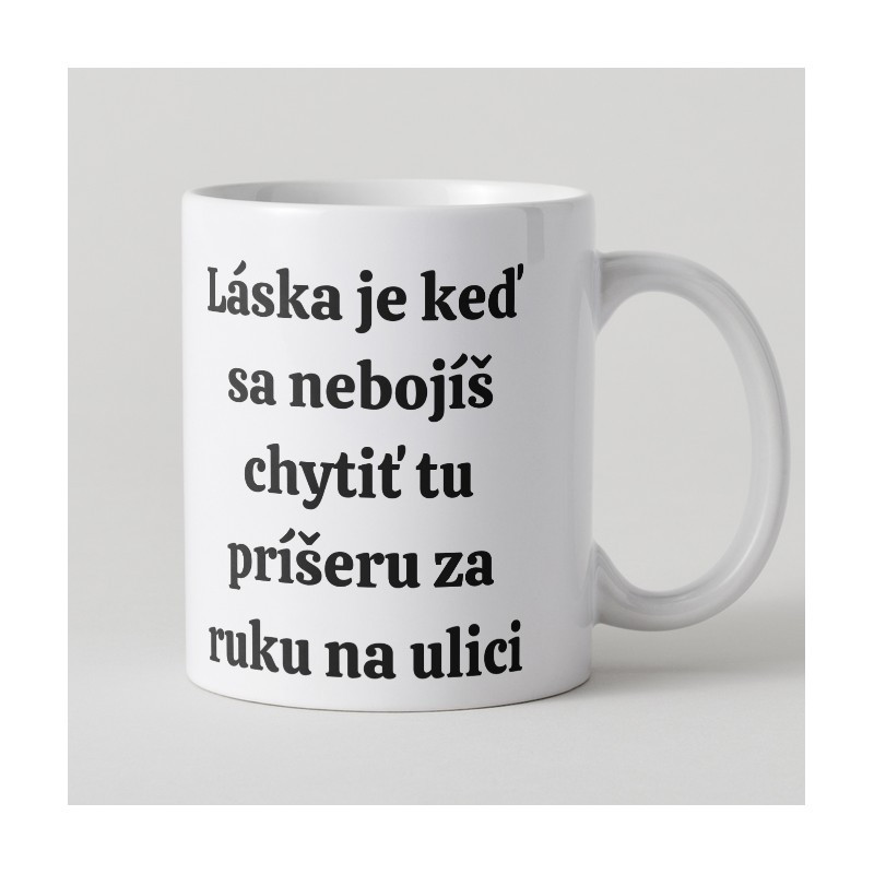 KH11-5 DR Hrnček - Láska bez strachu, 330ml