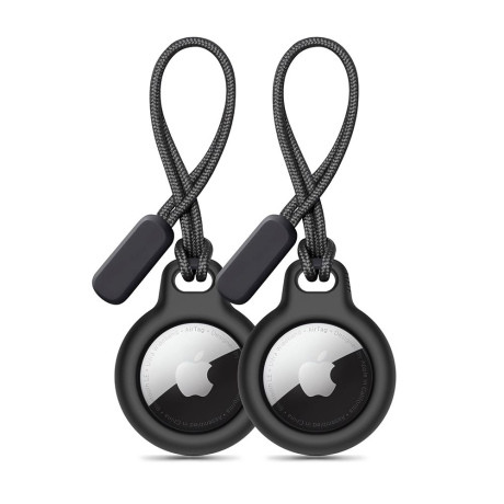Tech-Protect Rough Chain kryt na Apple AirTag 2ks, čierny