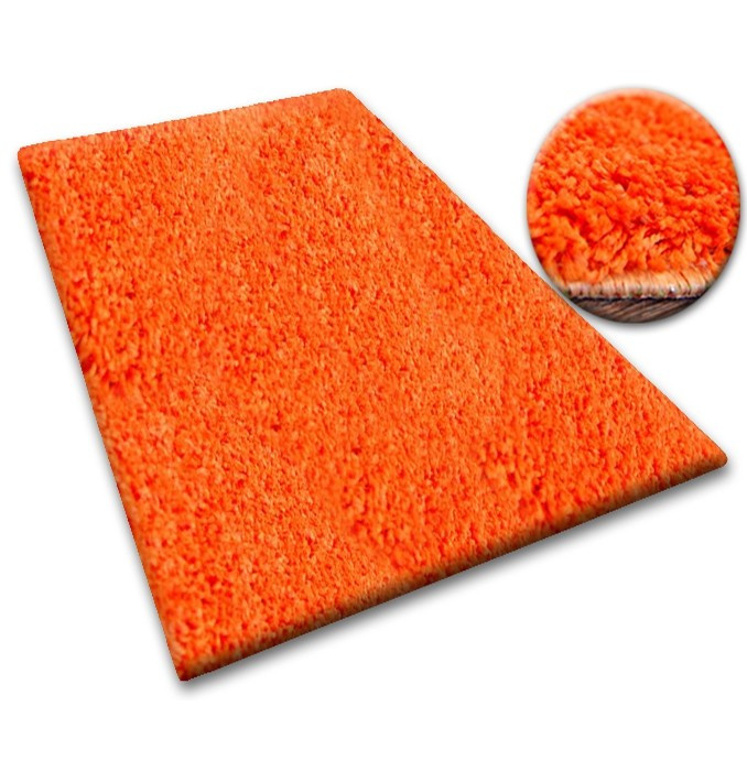 Kusový koberec SHAGGY Izebelie 5cm oranžový
