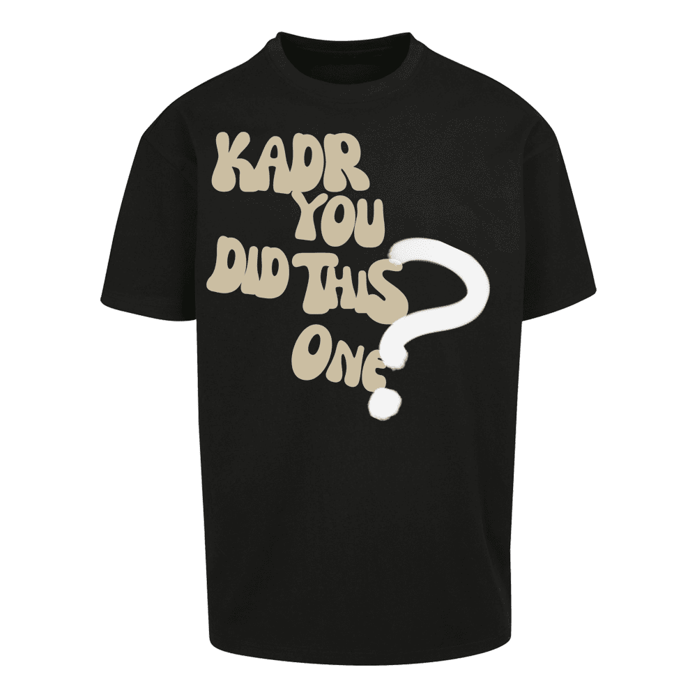 DJ Kadr tričko “Kadr you did this one?” Bridge Čierna XS