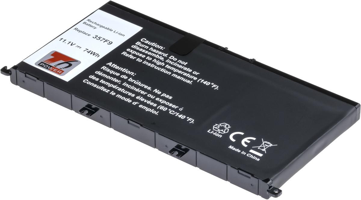 Batéria T6 Power Dell Insprion 15 7559, 7566, 7567, 6660mAh, 74Wh, 6cell, Li-ion