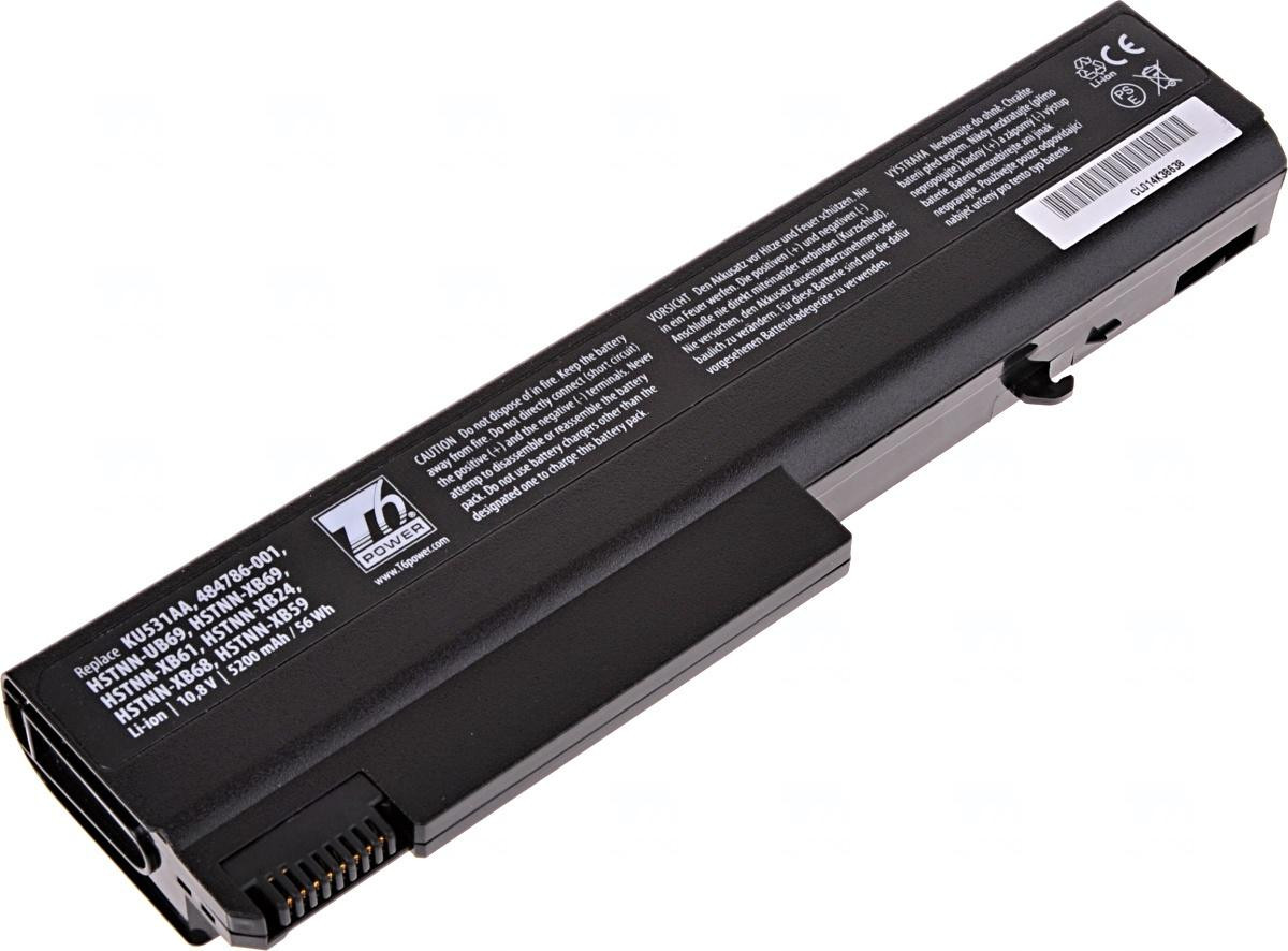 Batéria T6 Power HP 6530b, 6730b, 6930b, ProBook 6440b, 6450b, 6540b, 6550b, 5200mAh, 56Wh, 6cell
