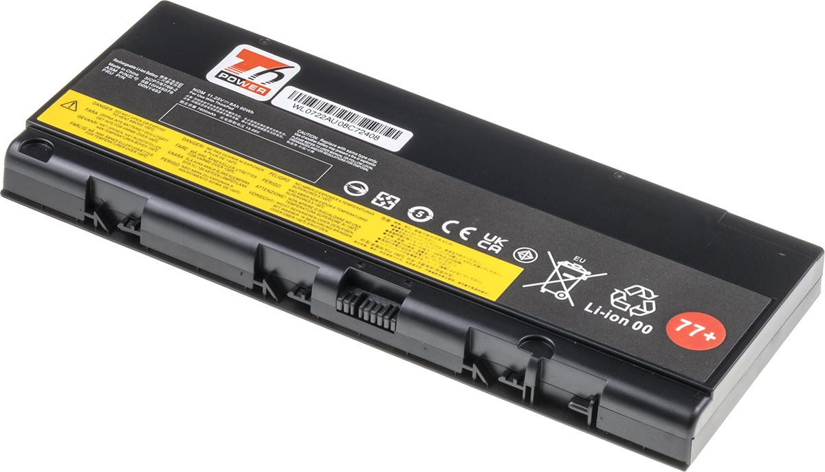 Batéria T6 Power Lenovo ThinkPad P50, ThinkPad P51, 8000mAh, 90Wh, 6cell