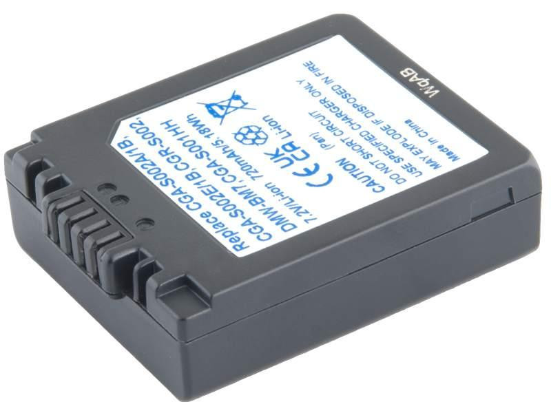 Avacom náhradná batéria Panasonic CGA-S002, DMW-BM7 Li-Ion 7.2V 720mAh 5.2Wh