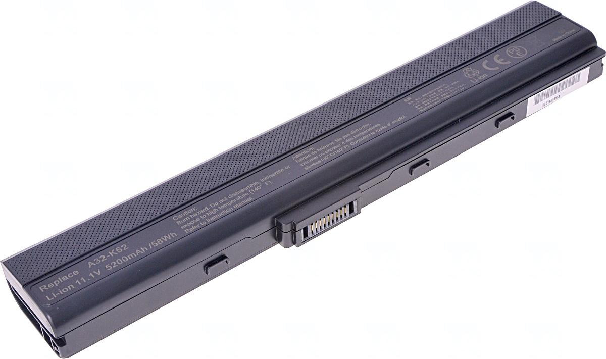 Batéria T6 Power Asus A42, A52, B53, K42, K52, P52, N82, X42, X52, 5200mAh, 58Wh, 6cell