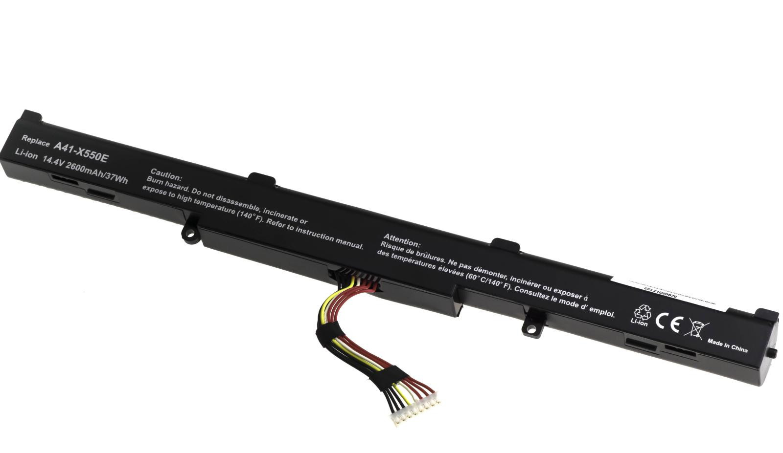 Batéria T6 Power Asus X450J, X550Z, X750J, X751L, X751LA, X751MA, 2600mAh, 37Wh, 4cell, Li-ion