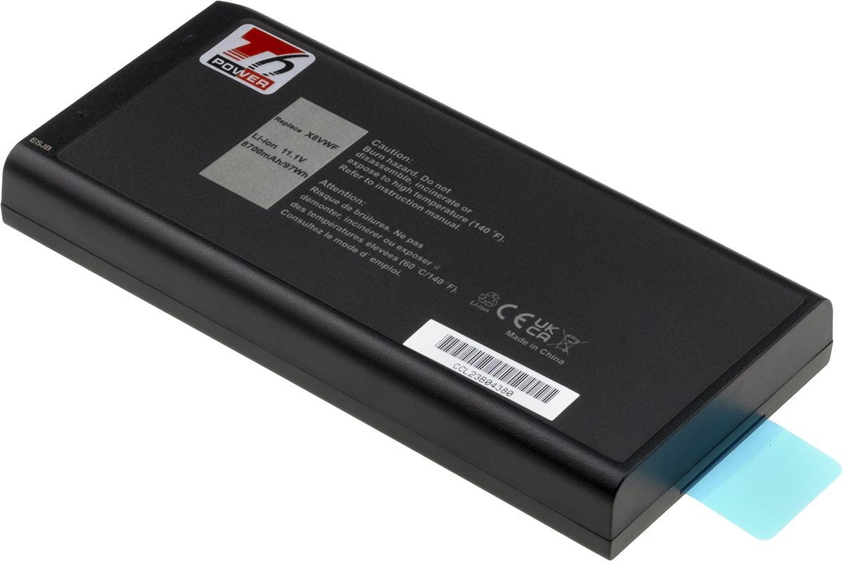Batéria T6 Power Dell Latitude 14 5404, 5414, 14 7404, 7414 Rugged, 8700mAh, 97Wh, 9cell, Li-ion