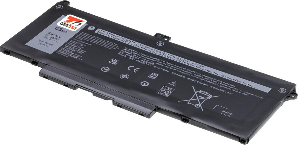 Batéria T6 Power Dell Latitude 5420, 5520, Precision 3560, 4100mAh, 63Wh, 4cell, Li-pol