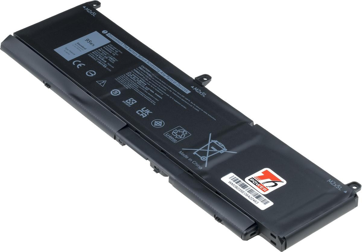 Batéria T6 Power Dell Precision 7550, 7560, 7750, 7760, 8330mAh, 95Wh, 6cell, Li-pol