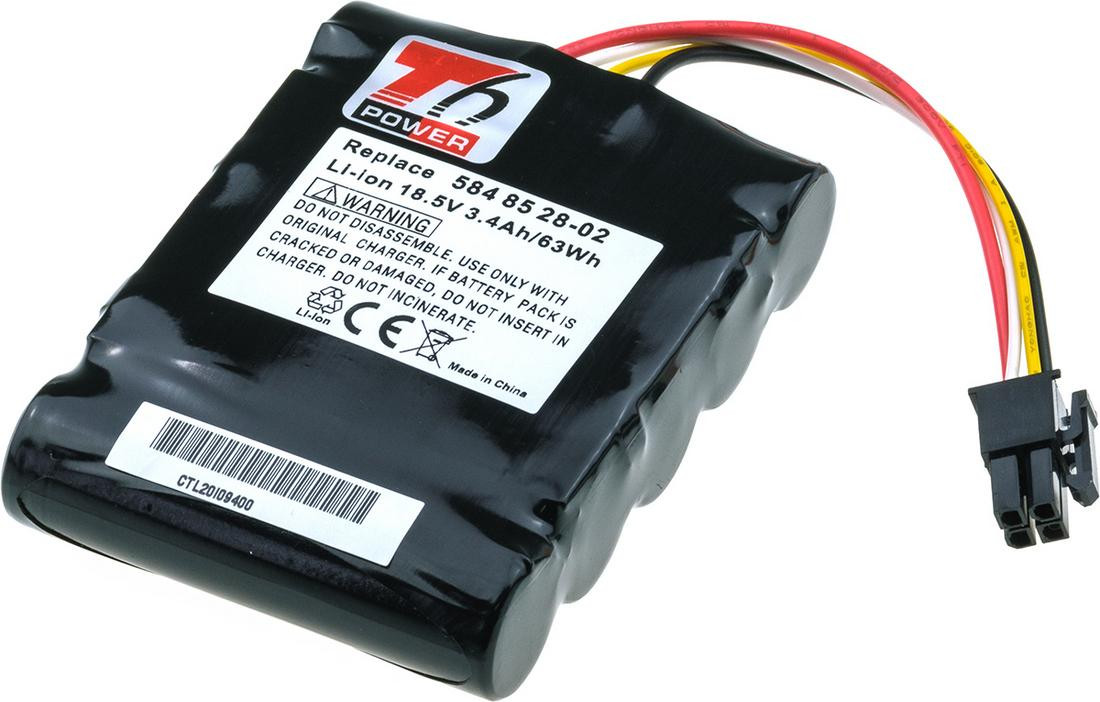 Batéria T6 Power Gardena R130Li, R160Li, Sileno +, 18,5 V, 3400mAh, 63Wh, Li-ion