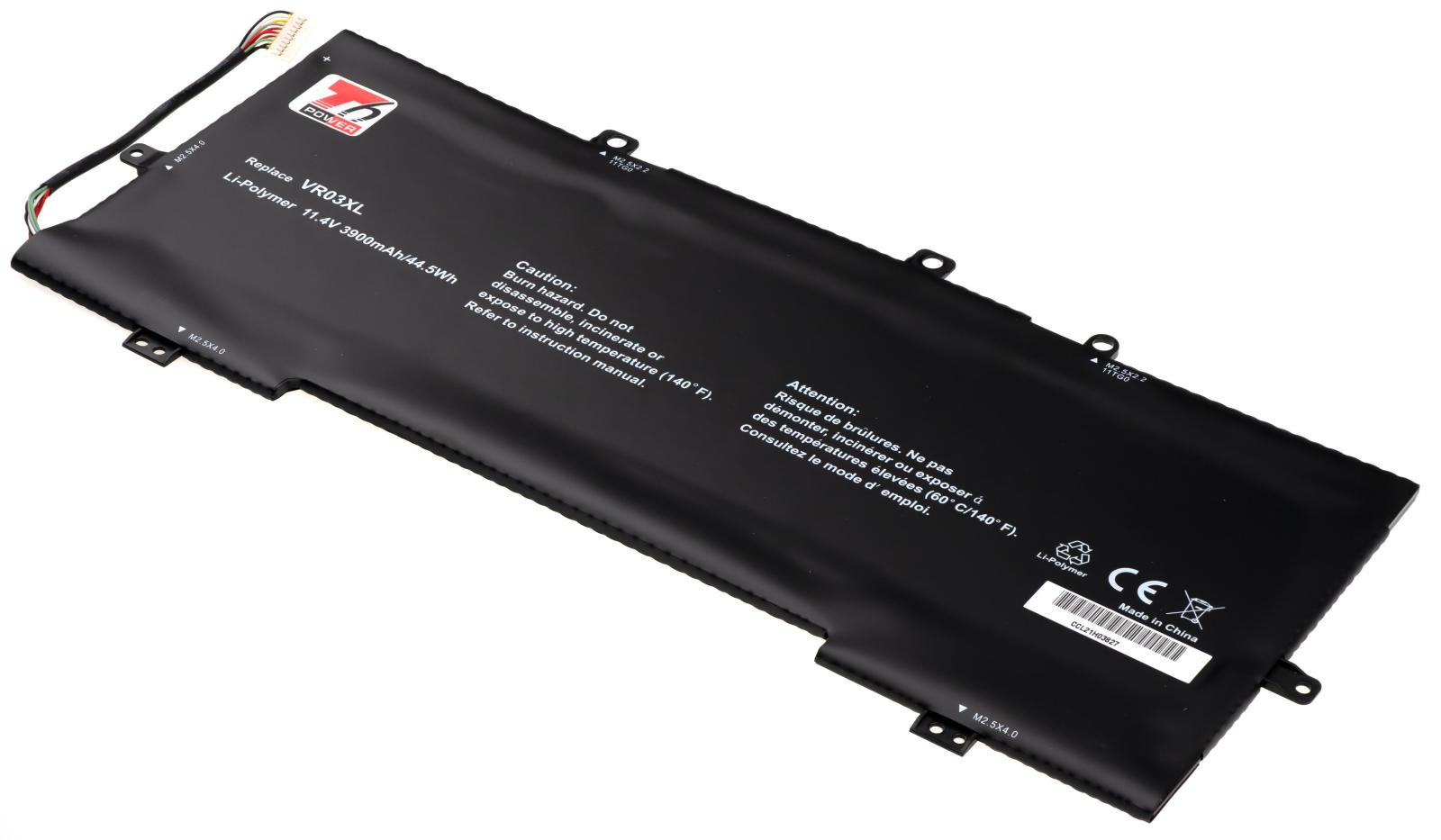 Batéria T6 Power HP Envy 13-d000, 13-d100 séria, 3900mAh, 44Wh, 3cell, Li-pol