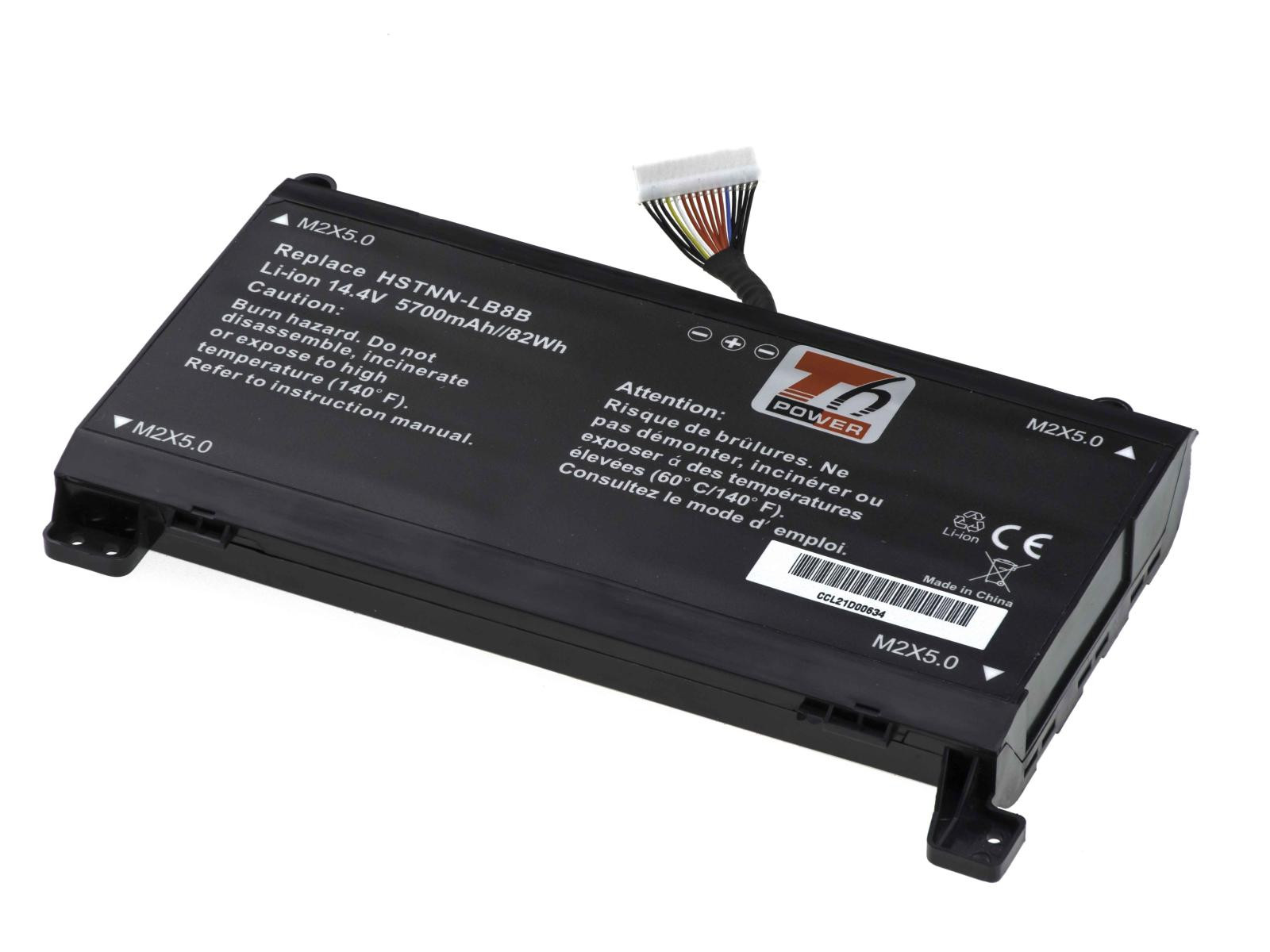 Batéria T6 Power HP Omen 17-an000, 17-an100, 16pin, Geforce 1060/1070, 5700mAh, 82Wh, 8cell, Li-ion