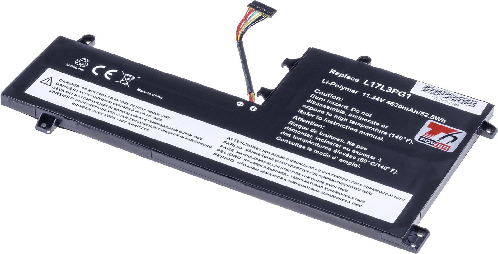 Batéria T6 Power Lenovo Legión Y530-15ICH, Y540-15IRH, Y7000, 4630mAh, 52Wh, 3cell, Li-pol