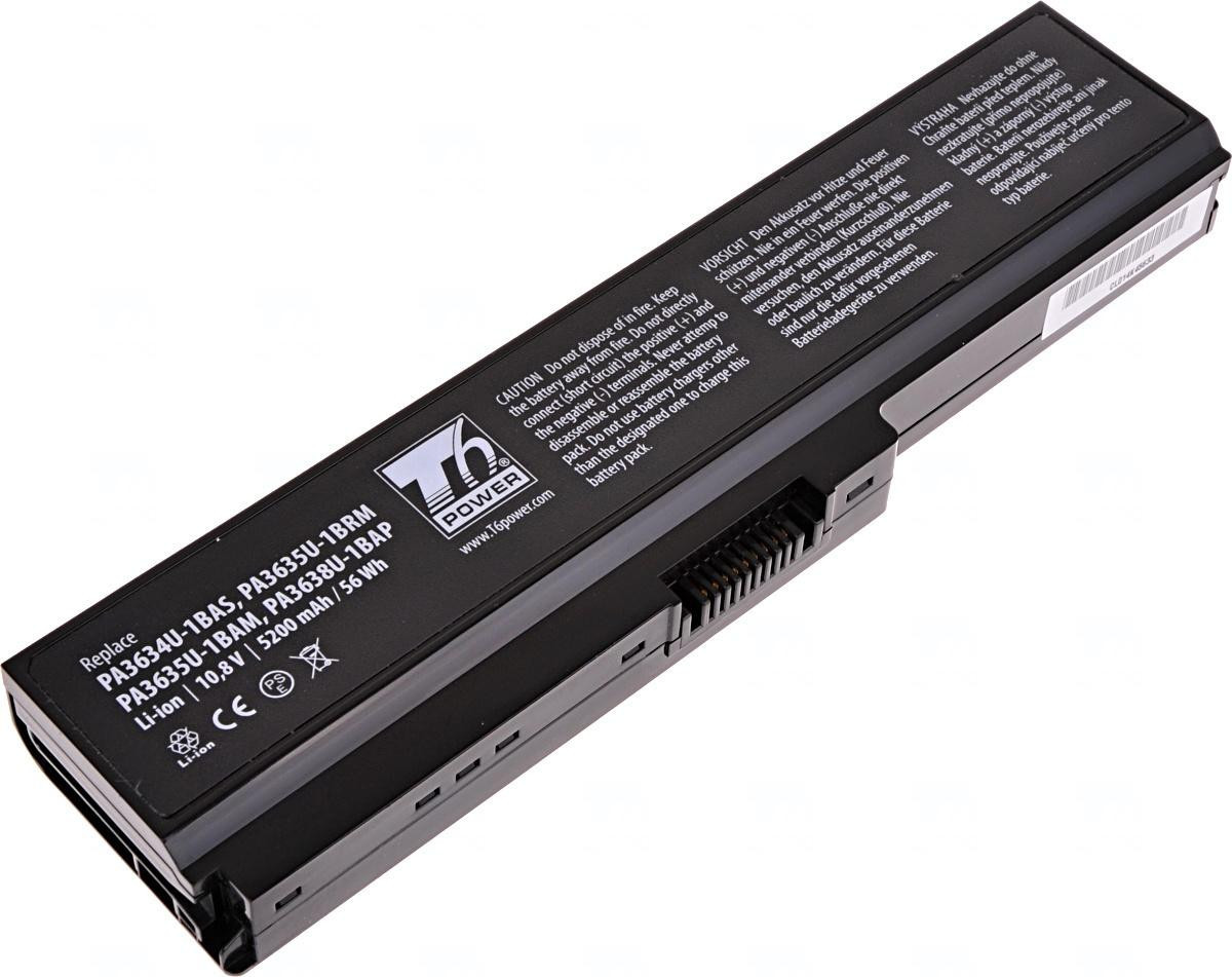 Batéria T6 Power Toshiba Satellite A660, C650, L510, L630, L650, L670, U400, 5200mAh, 56Wh, 6cell