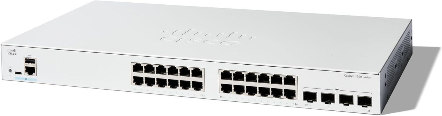 Cisco Catalyst switch C1300-24T-4G (24xGbE, 4xSFP, fanless)