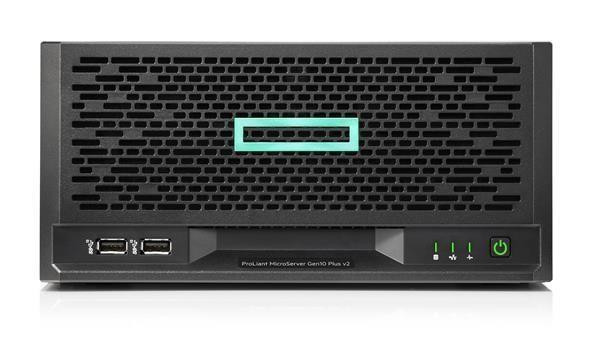 HPE PL MicroServer g10 Plus v2 E2314 (2.8/4C) 2x16G (P43019) 2x1TB (801882) SATA 4LFF NHP VROC 4p1G Smart Choice