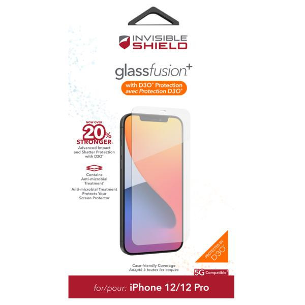 InvisibleShield Fusion+ D3O hybridné sklo iPhone 12/12 Pro