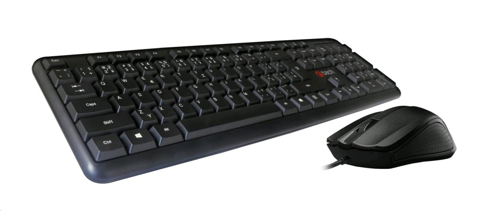 LYNX set klávesnica a myš, drôtový set, USB, CZ/SK