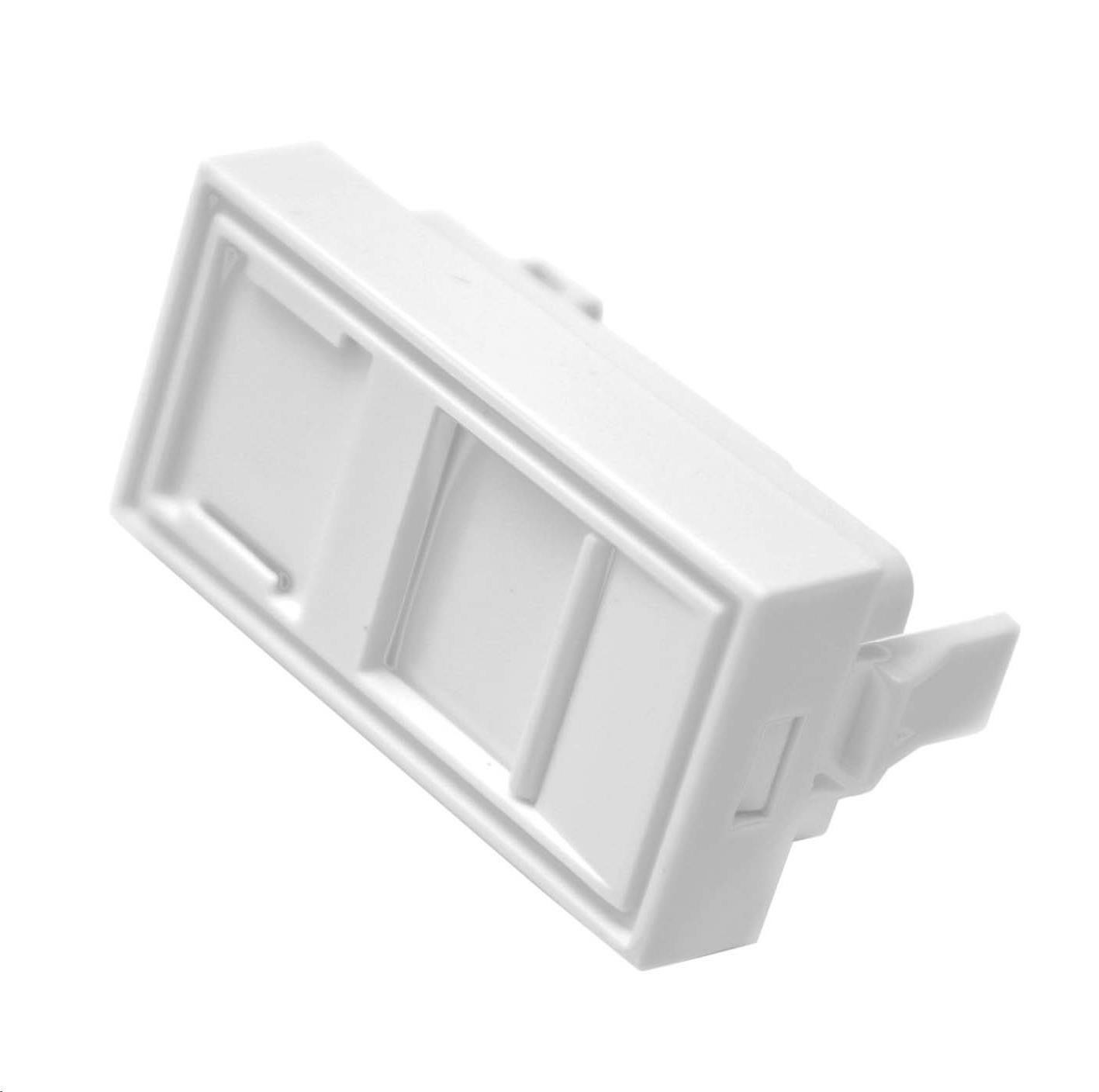 Modul neosadený 1x RJ45, 22, 5x45 mm s prachovkou