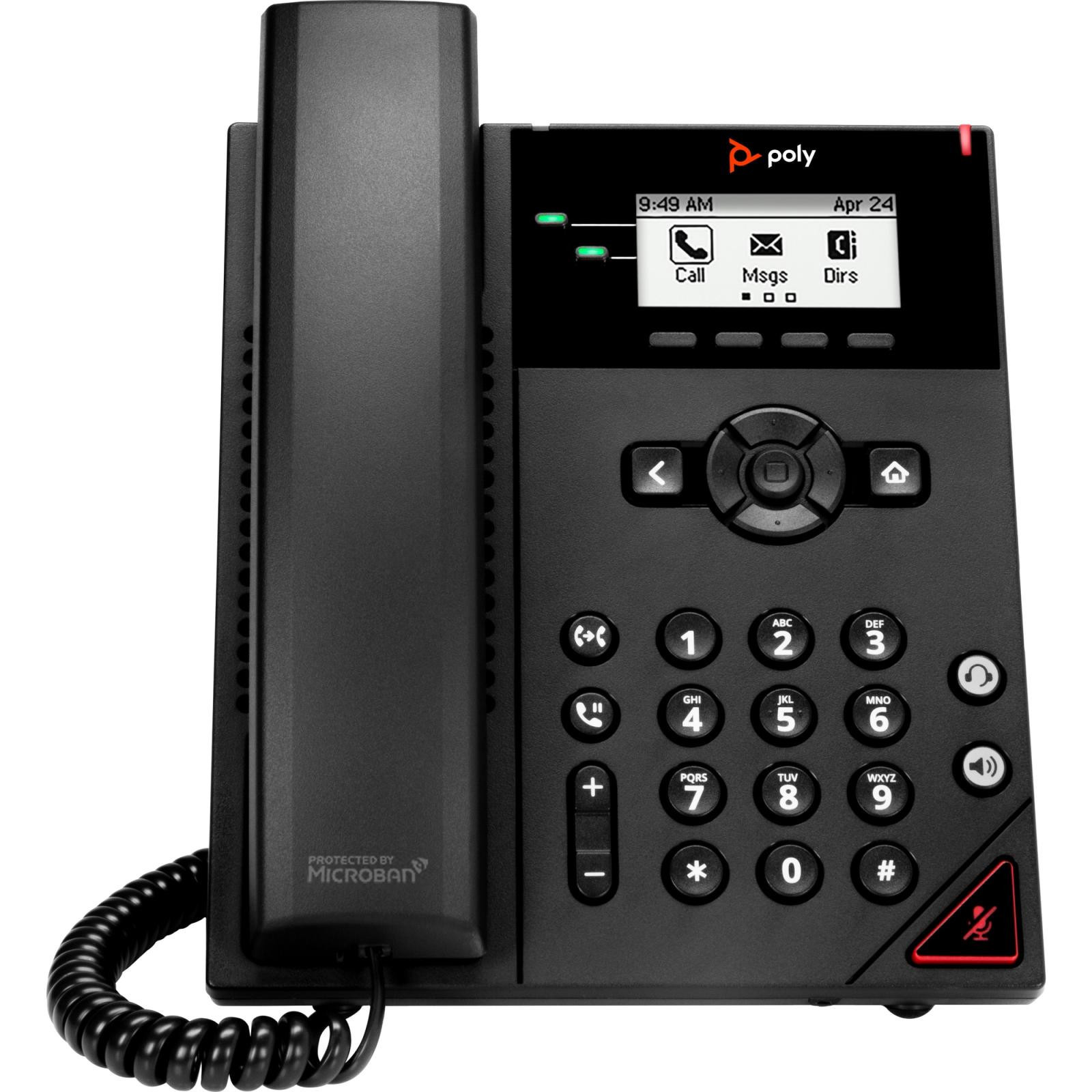 Poly VVX 150 2linkový IP telefón, PoE