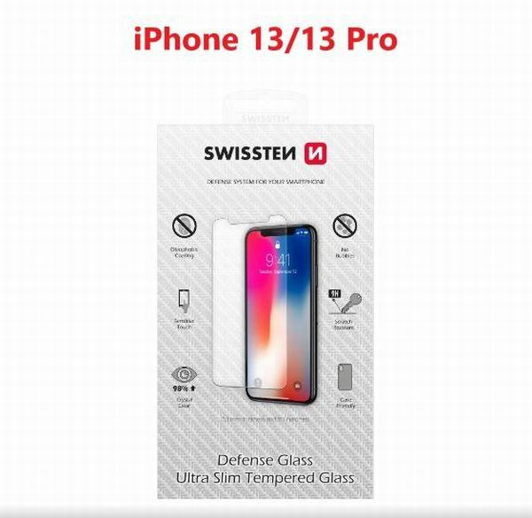 SWISSTEN OCHRANNÉ SKLO APPLE IPHONE 13/13 Pre RE 2,5D