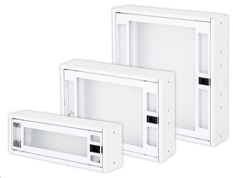 TRITON Hybridný rozvádzač 166x500x110 mm RAL9003 hl. lesklá