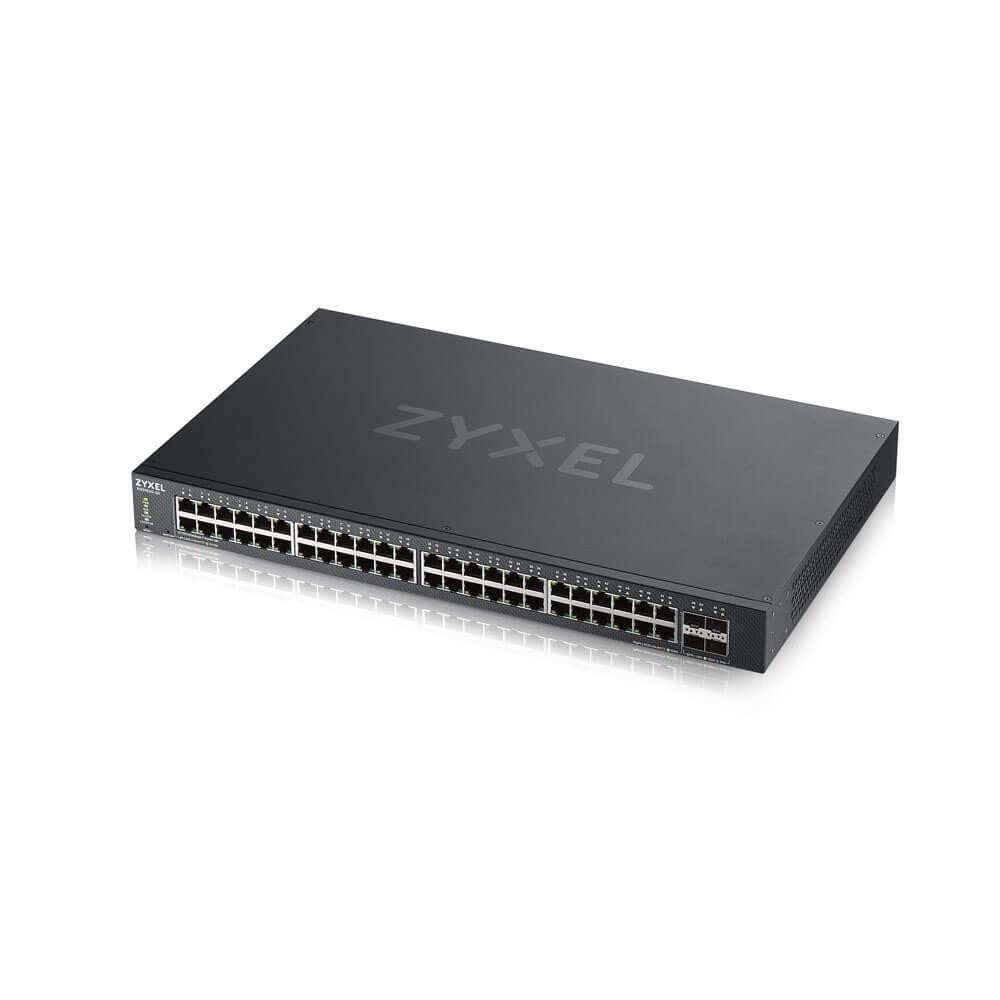 Zyxel XGS1935-52, 52 Port Lite-L3 Smart Managed Switch, 48x Gigabit Copper a 4x 10G SFP+, hybridný mode, standalone or N