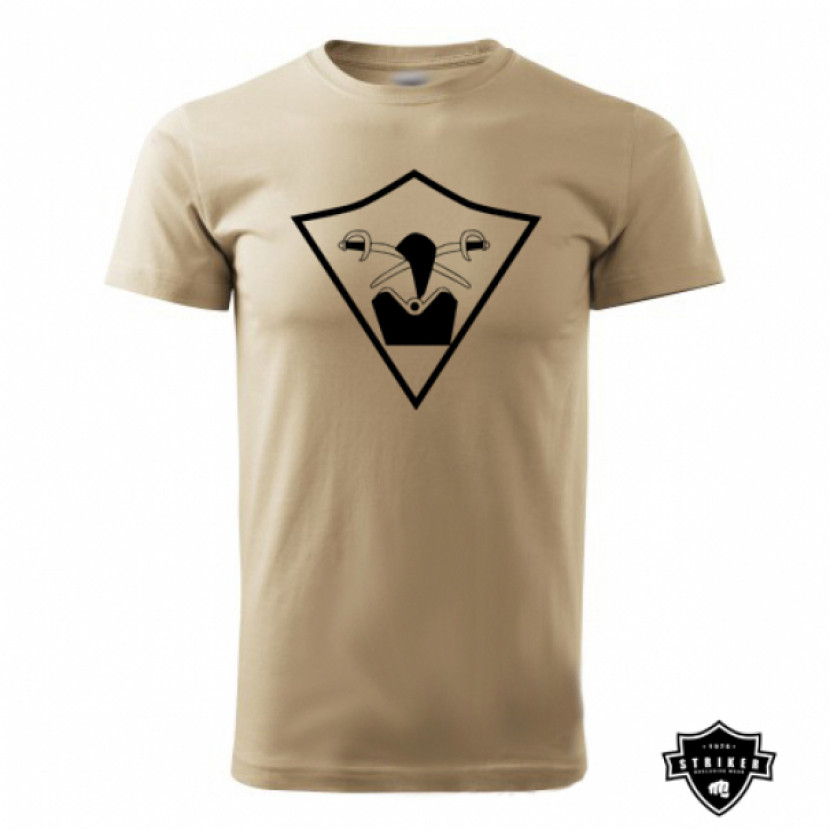 Tričko Striker AČR 71. mechanizovaný prápor Hranice - béžové, M